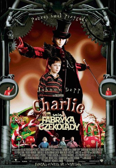 plakat Charlie i fabryka czekolady cały film